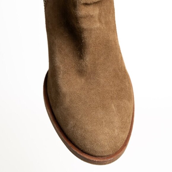 Officine Creative Josee 006 Boots Brown Suede Bootie Italy Handmade EU 36.5 NEW - Picture 12 of 16